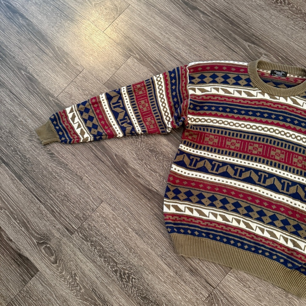 Dior Multicolor Patterned Sweater - image 2